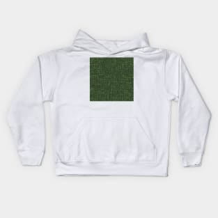 Fibre Mesh Pattern (Green) Kids Hoodie